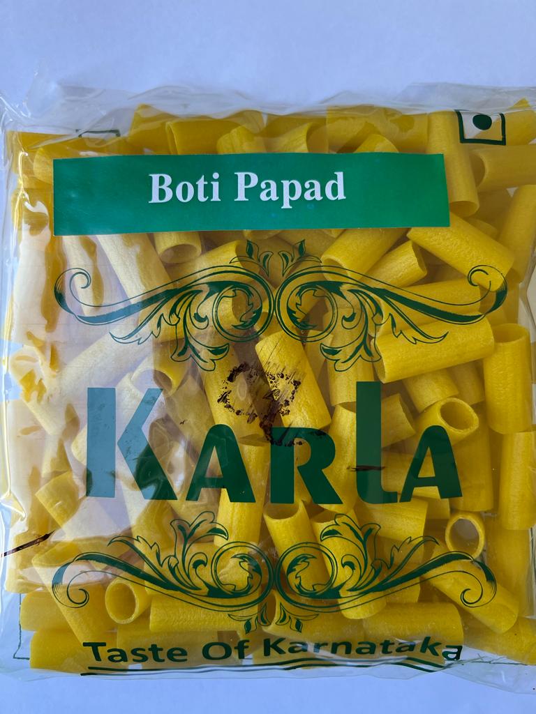Boti Papad | Crunchy, Tasty and Spicy Lentil Crackers | Karla | Saviruchi Foods