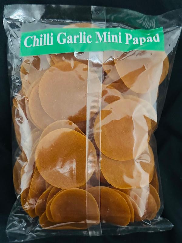 Chilli Garlic Mini Papad | Aromatic and Crunchy Snack Delight | Karla | Saviruchi Foods