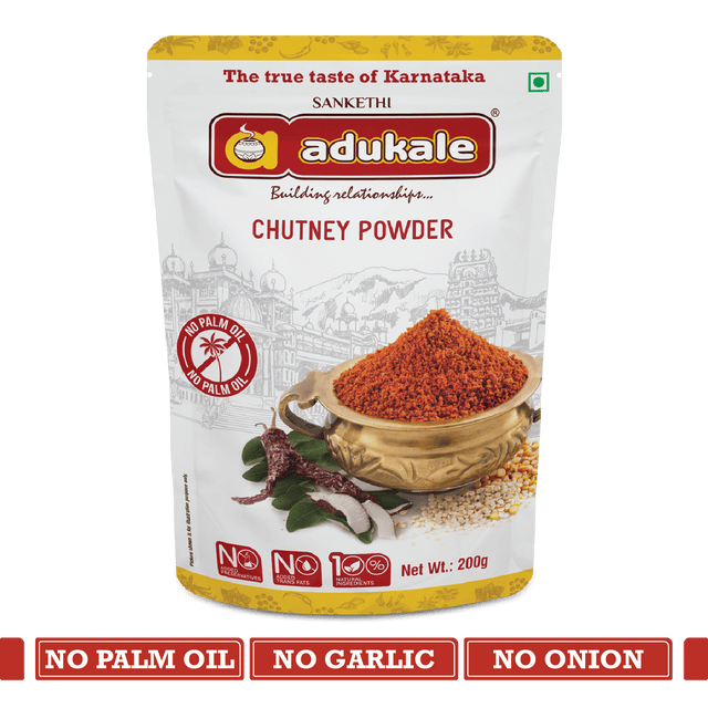 Chutney Powder | Use with Dosa, Idli, Upma, or Curd Rice | Adukale | Saviruchi Foods