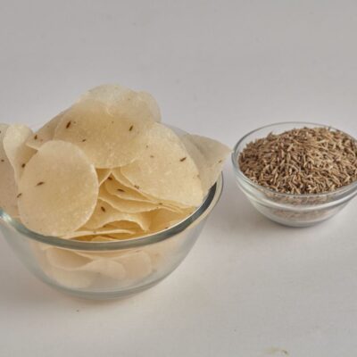 Cumin Mini Papad | Aromatic and Crunchy Snack Delight | Karla | Saviruchi Foods