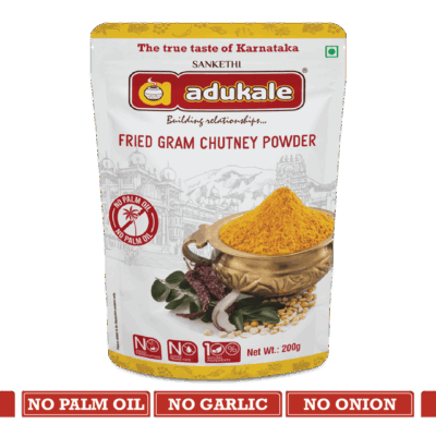 Fried Gram Chutney Powder | Chutney Powder for Dosa, Upma, and More | Adukale