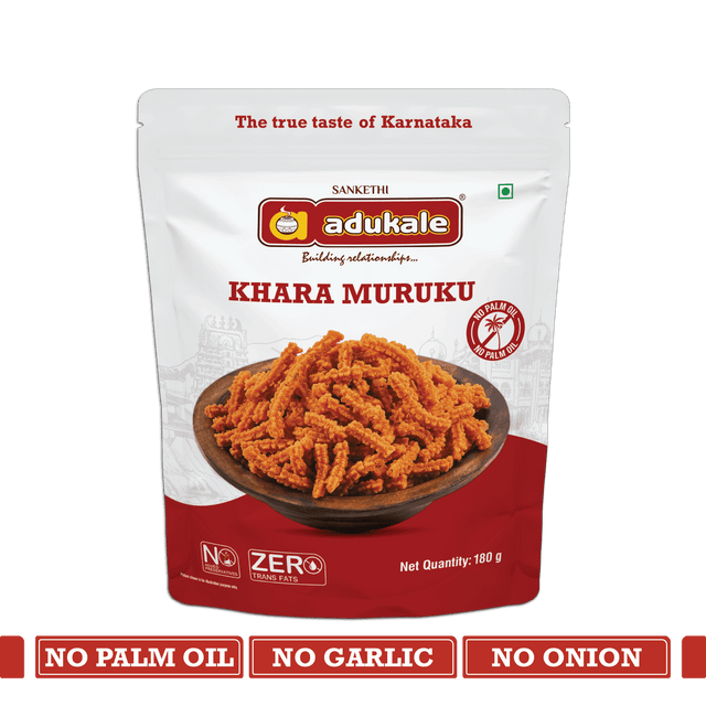 Khara Muruku | Crunchy and Spicy Indian Snack | Adukale | Saviruchi Foods