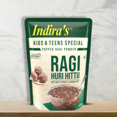 Ragi Special Huri Hittu - Kids &Teens | Instant Cooking Mix | Indira's | Saviruchi Foods